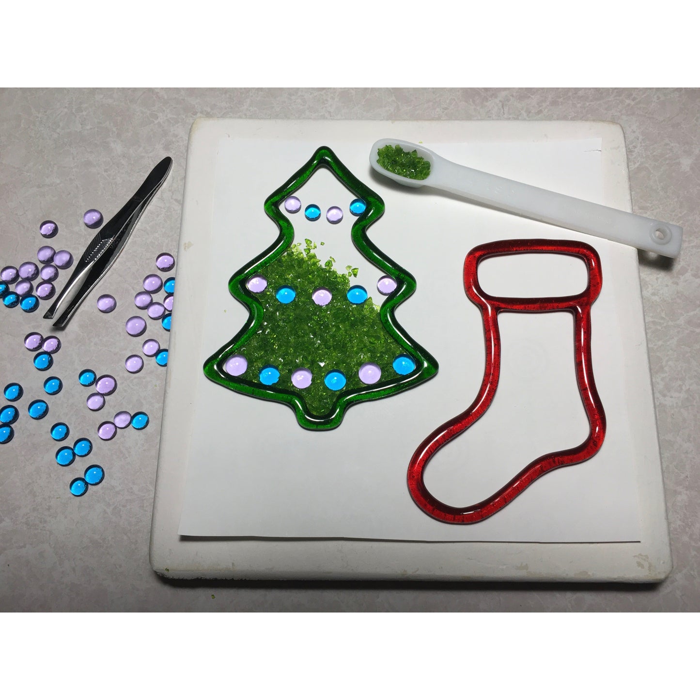 Colour de Verre Holiday Tree and Stocking Mold