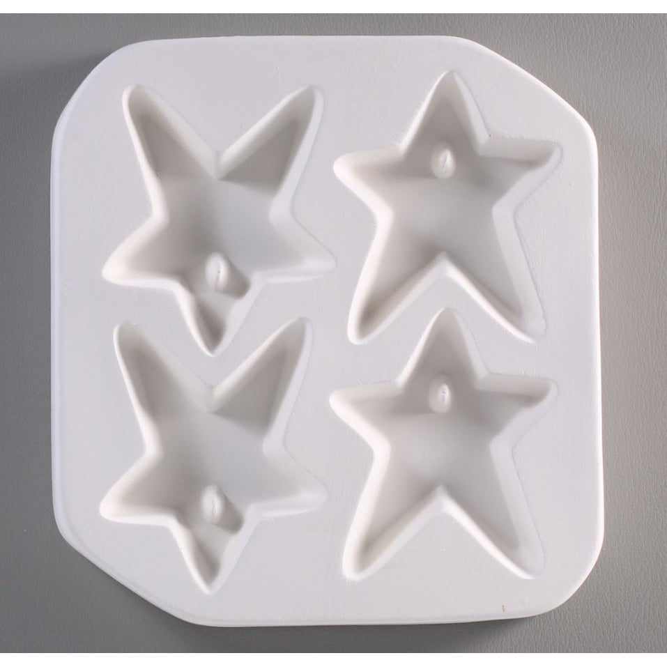 LF134 Creative Paradise Quad Star Holey Mold