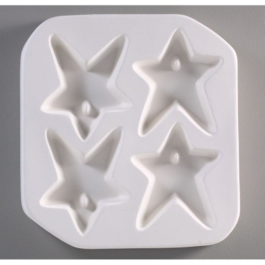 LF134 Creative Paradise Quad Star Holey Mold